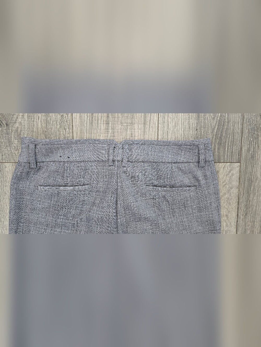 Amanda & Chelsea Heathered Light Gray Dress Pants #572 - Picture 5 of 8